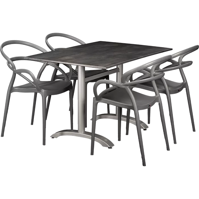 Outdoor Set Nora & Metal 120x80cm