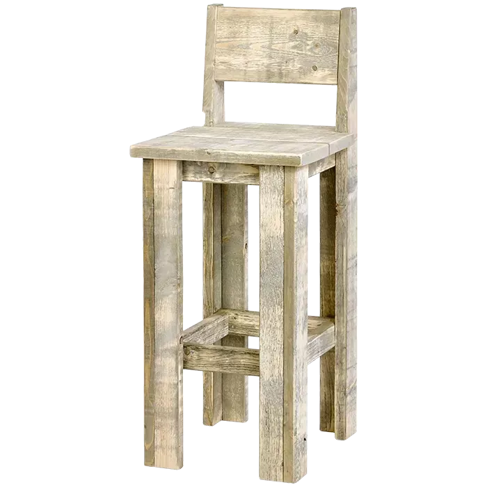 Sonderposten Bauholz Barhocker 2 R