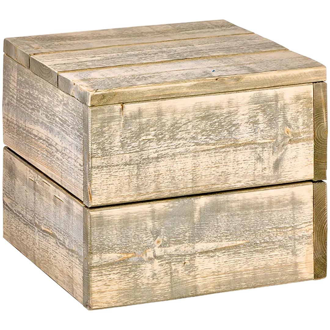 Bauholz Cube