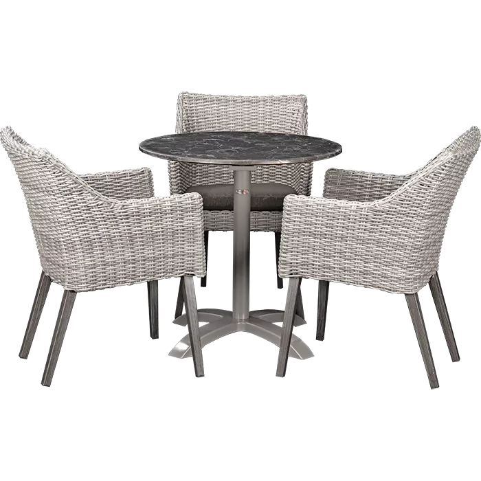 Outdoor Set Oberon & Nero Marble ø70cm