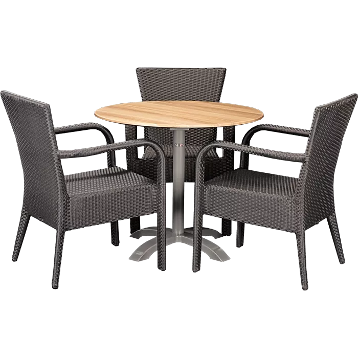 Outdoor Set Porto & Acacia ø80cm