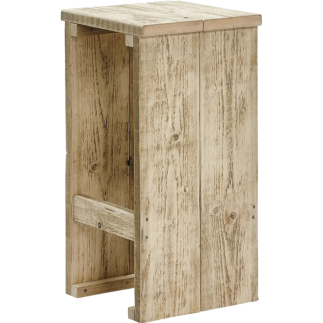 Bauholz Barhocker 1 
