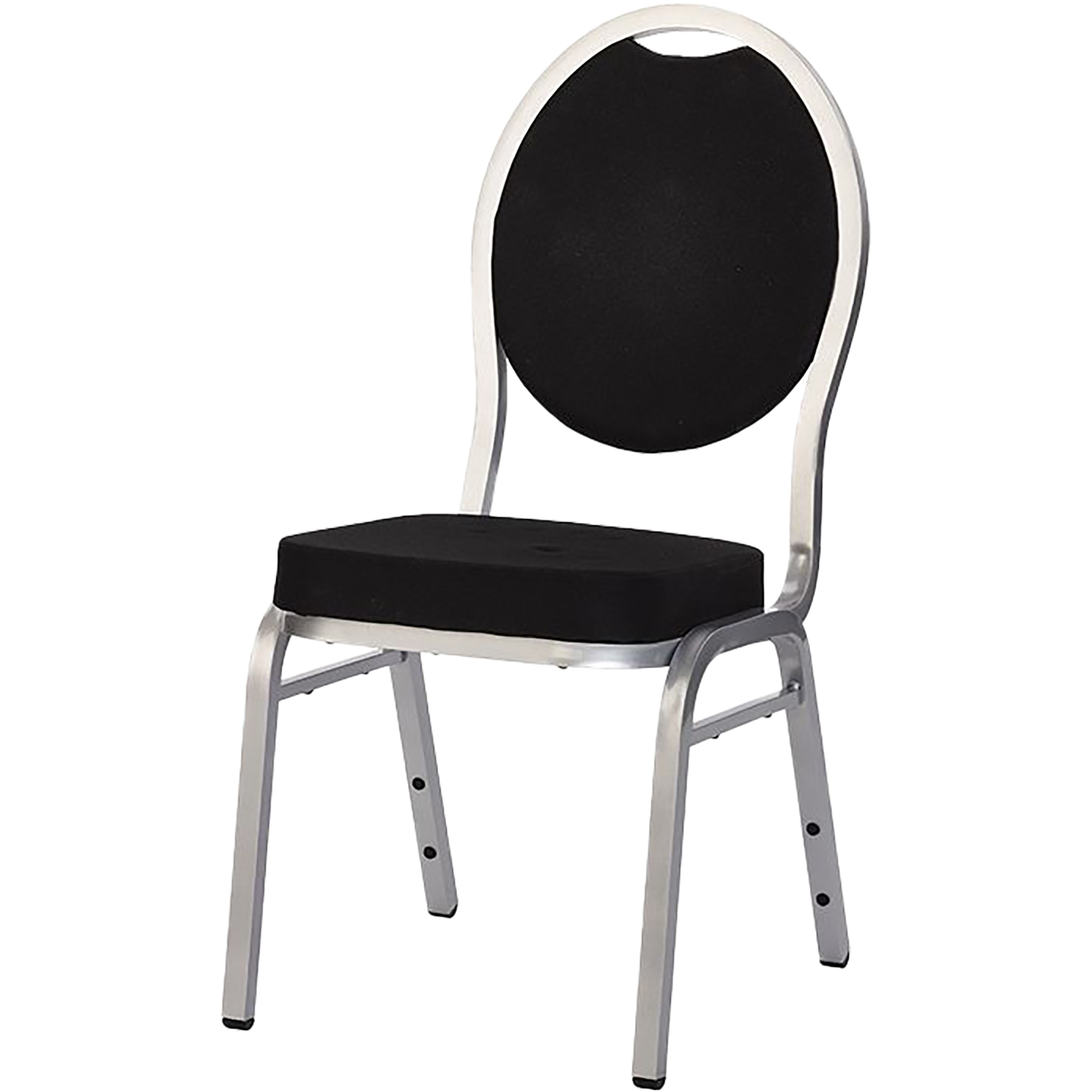 Stapelstuhl Monza Alu Schwarz