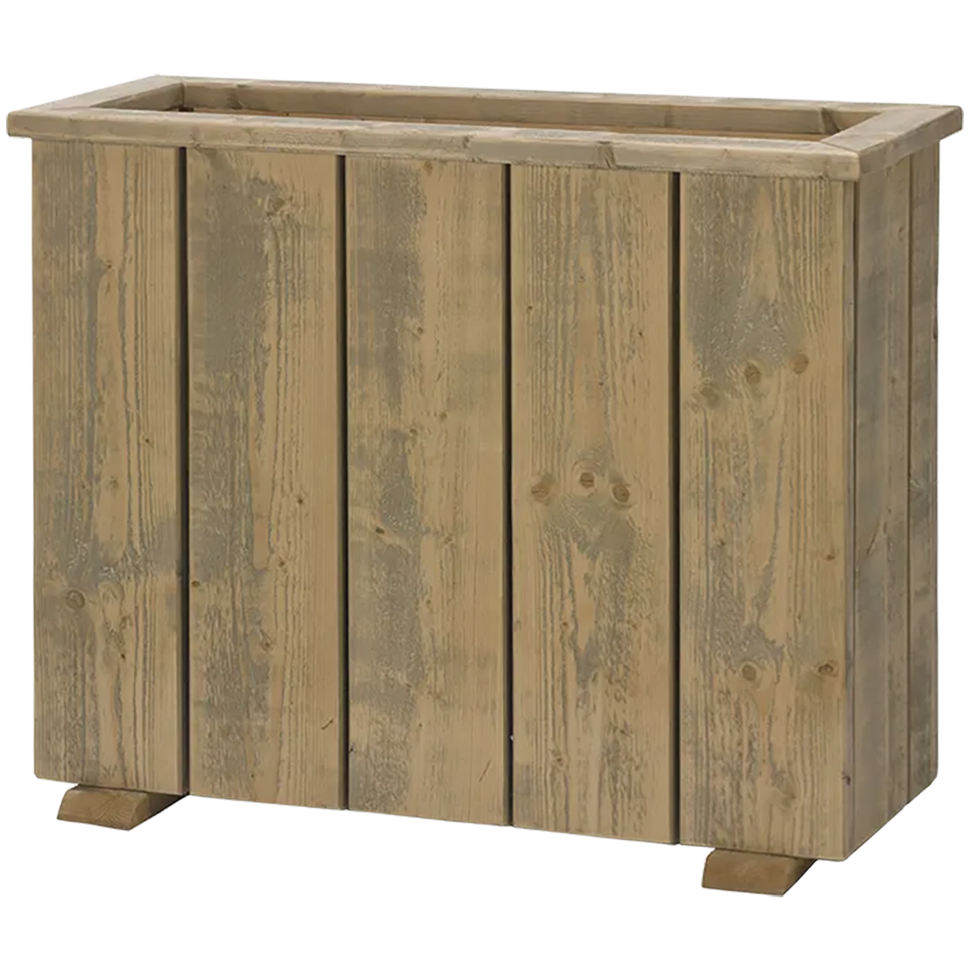 Bauholz Pflanzengefäß