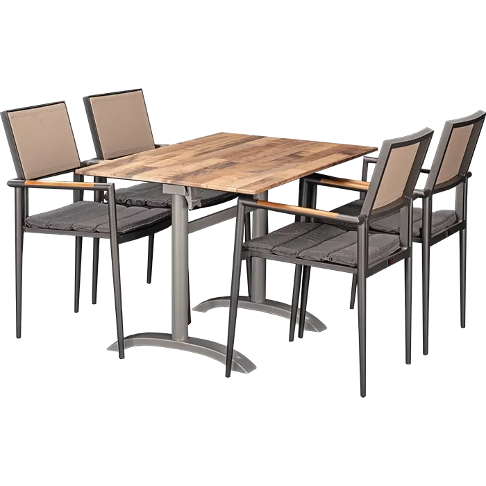 Outdoor Set Kronos Anthrazit & Norway Maple 110x70cm