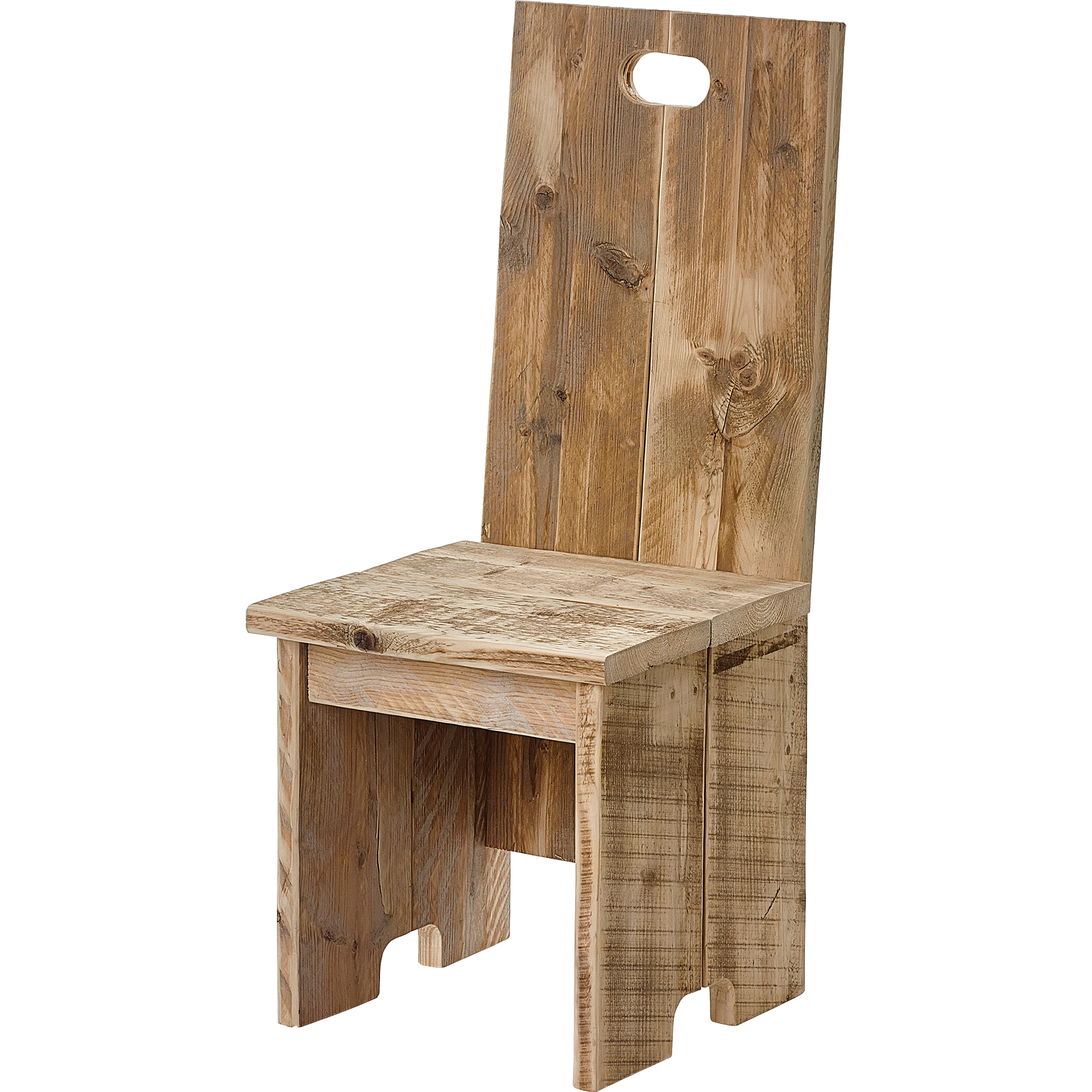 Bauholz Stuhl 1