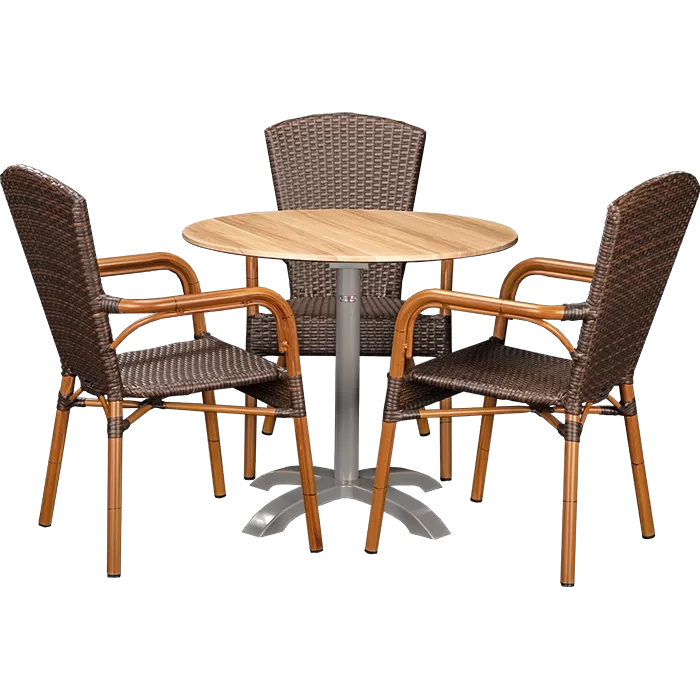 Outdoor Set Spring de Luxe & Acacia ø80cm