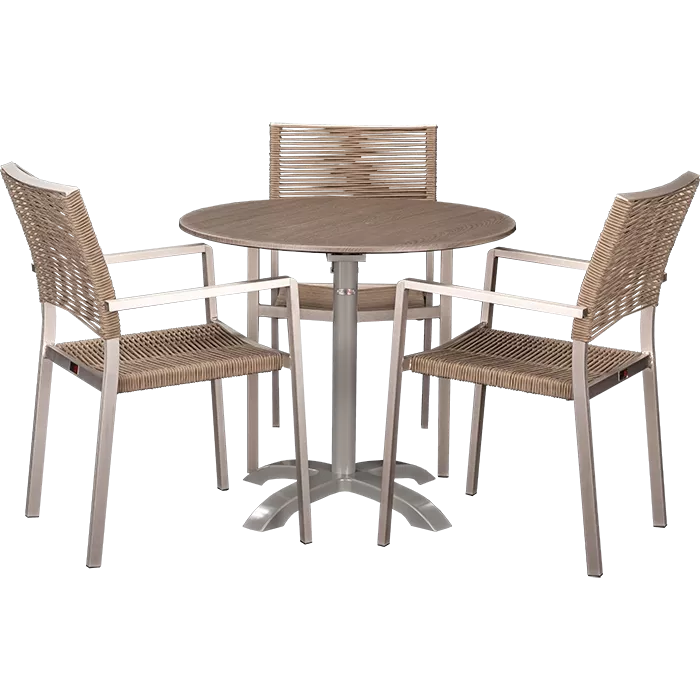 Outdoor Set Triton & Loft Oak ø80cm