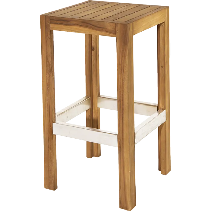 Sonderposten Teak Barhocker