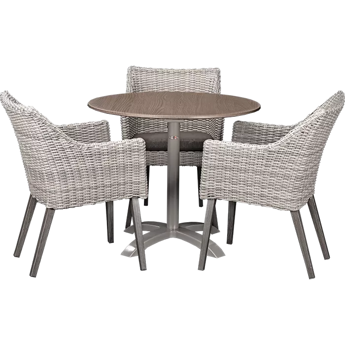 Outdoor Set Oberon & Loft Oak ø80cm
