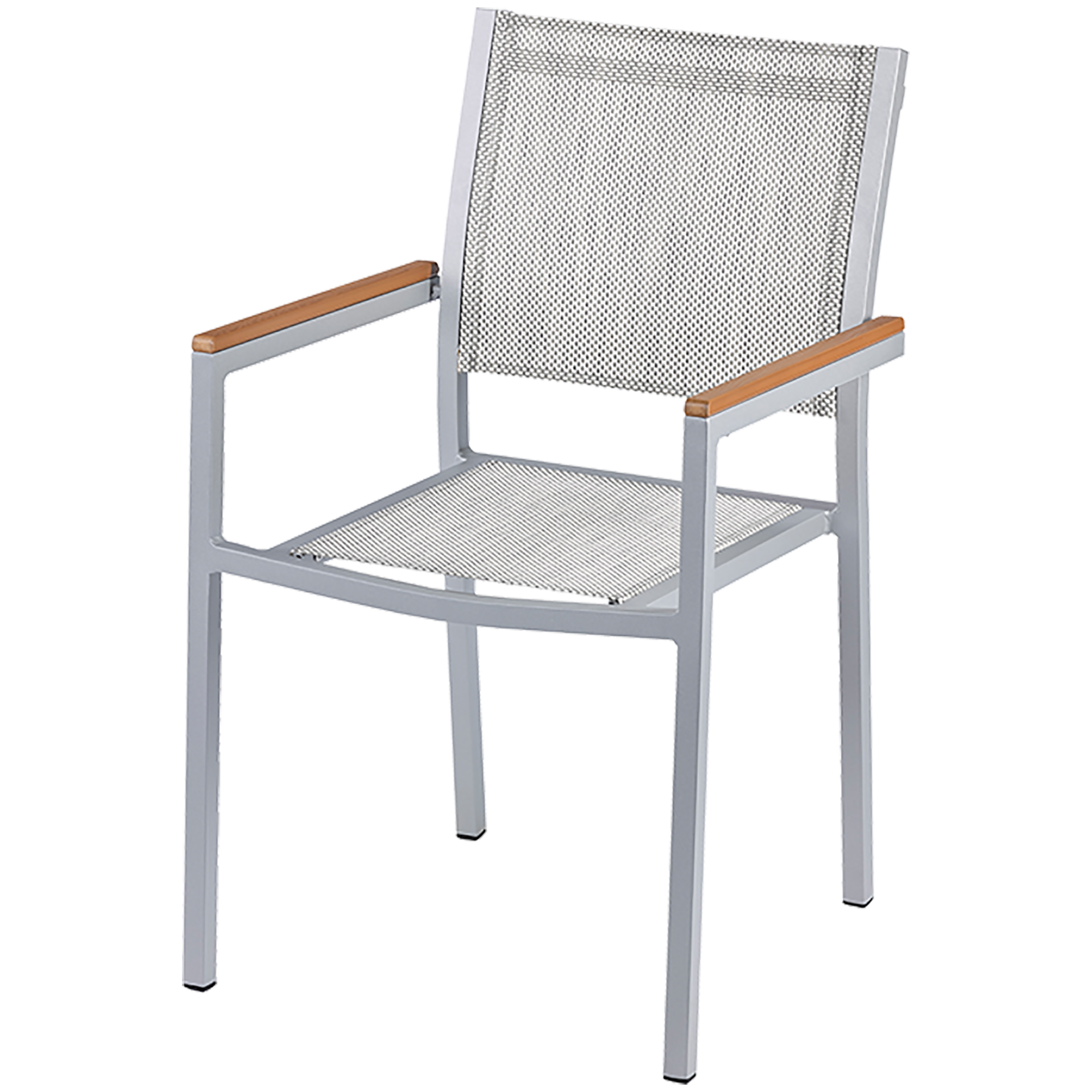 Terrassenstuhl Eris silber 