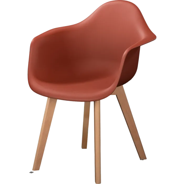 Sonderposten Designstuhl in Bordeaux