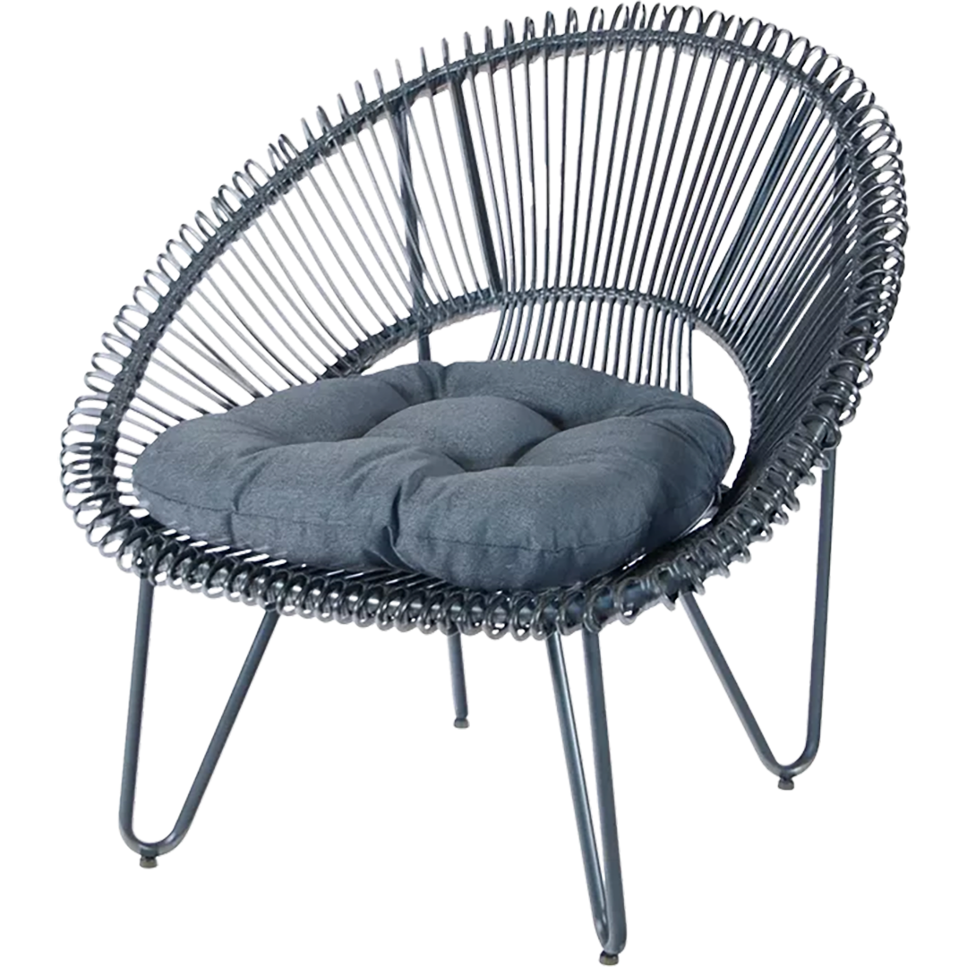 Loungesessel Levana Anthrazit