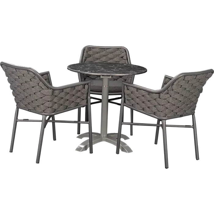 Outdoor Set Varuna & Nero Marble ø70cm