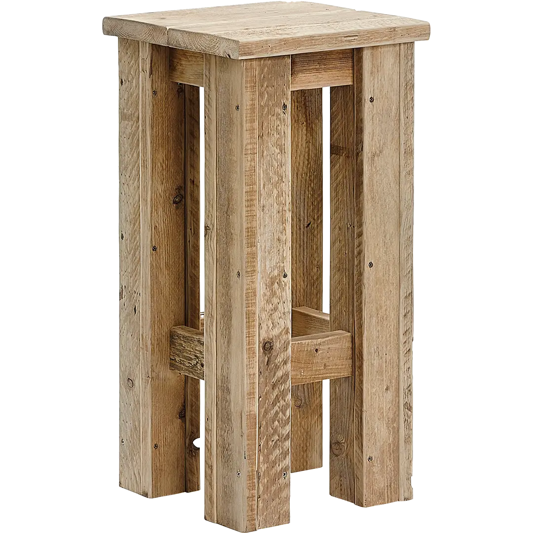Bauholz Bauhocker 2 