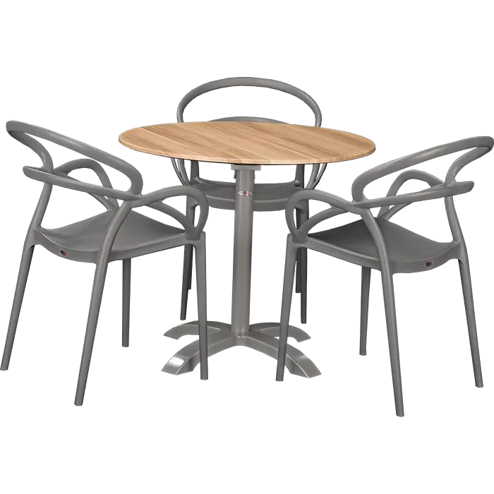 Outdoor Set Nora & Acacia ø80cm
