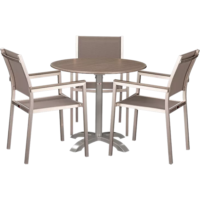 Outdoor Set Sedna & Loft Oak ø80cm